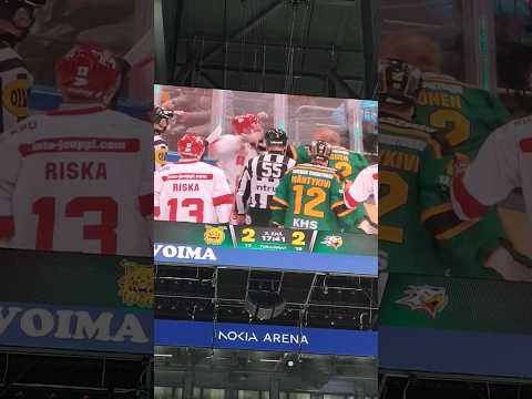 fight! Könönen vs Hayes😯 #jääkiekko #hockey #ilves