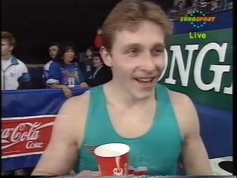 1993 World Gymnastics Championships - Men's Horizontal Bar Final (Eurosport)