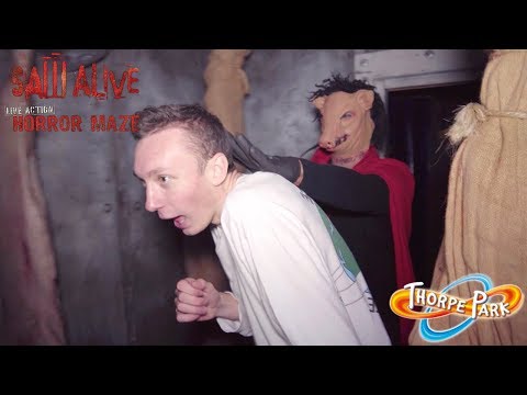 INSIDE SAW ALIVE | THORPE PARK FRIGHT NIGHTS 2018