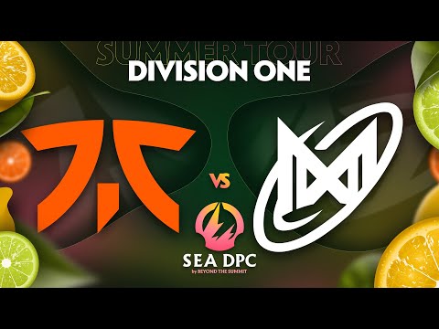 Fnatic vs NGX.SEA Game 1 - DPC SEA Div 1: Summer Tour w/ Lyrical & Trent
