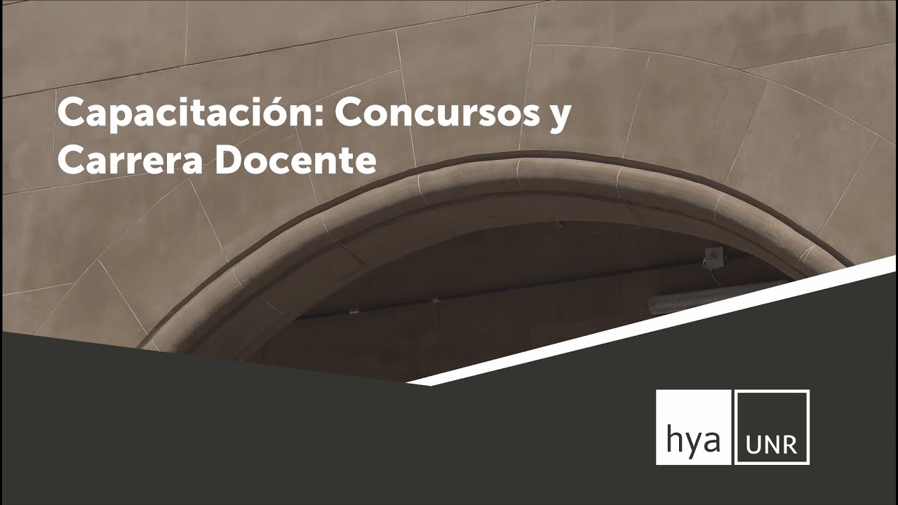 Capacitación: Concursos y Carrera Docente