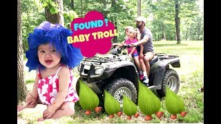 Epic Find! Real Life Baby Troll in the Woods!! Gav and Gia make a HUGE Discovery!