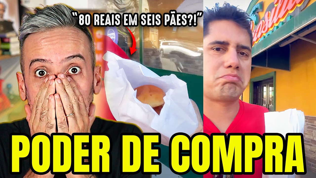 BRASILEIRO SE ASSUSTA COM PREÇO DE PÃO NOS EUA E MAIS