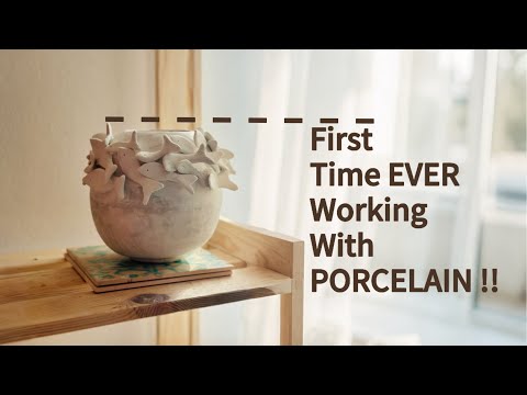 First try, First Porcelain Vase – Full Process & Results!