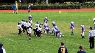 preview picture of video '#7 2012.10.07 Warwick Patriots Blue vs North Kingston Black (Mighty Mites)'