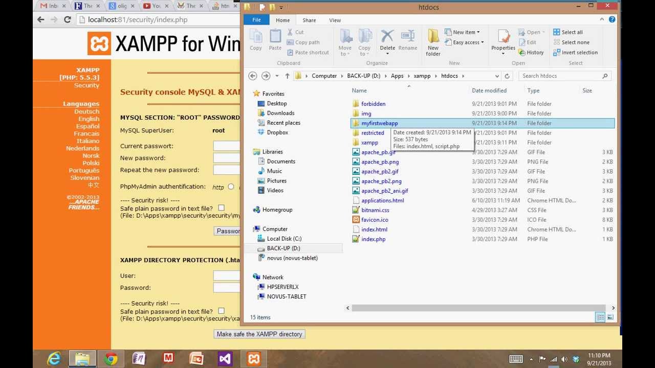 CSI4102 Setting Up the XAMPP Solution Stack