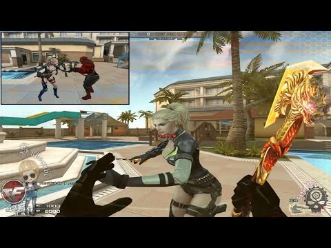 Crossfire NA/UK : M4A1 Custom Crystal in HMX/Resort by ( Darkage)- Gameplay