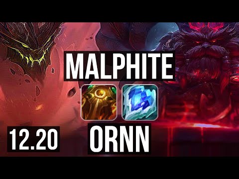 MALPHITE vs ORNN (TOP) | 1/1/5, Rank 11 Malph | EUW Grandmaster | 12.20