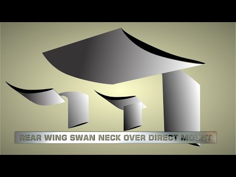 Rear Wing Swan Neck Over Direct Mount