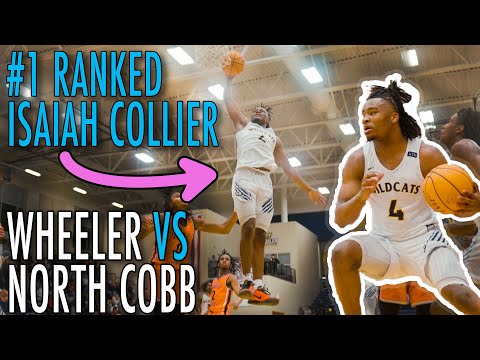 Wheeler vs North Cobb (ft. #1 Ranked Isaiah Collier) | 2023 High School Basketball Highlights