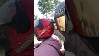 Download lagu Helm KYT K2 Rider dan Visor Flat Dark Set Gold Tear Off Post Titanium mp3