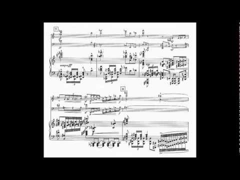 Leonid Sabaneyev. Sonate pour Piano, Violon et Violoncelle