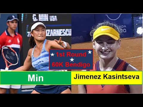 Grace Min (USA) - Victoria Jimenez Kasintseva (AND) | 1st Round 60K Bendigo 2022