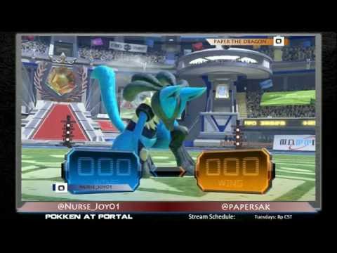 Nurse_Joy01 vs Paper the Dragon - Pokken at Portal 6/23/16