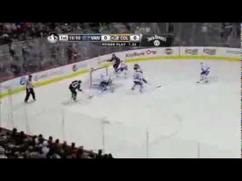 Vancouver Canucks vs Colorado Avalanche March 24 2012