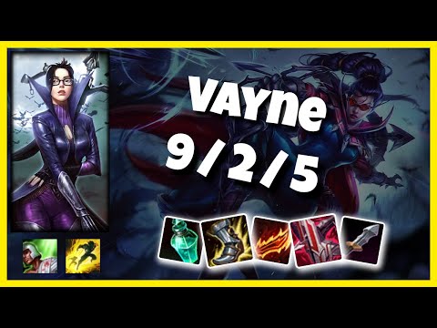 Vayne vs Kai'Sa KOREAN Challenger BOT (9/2/5) Gameplay Replay - Patch 10.23