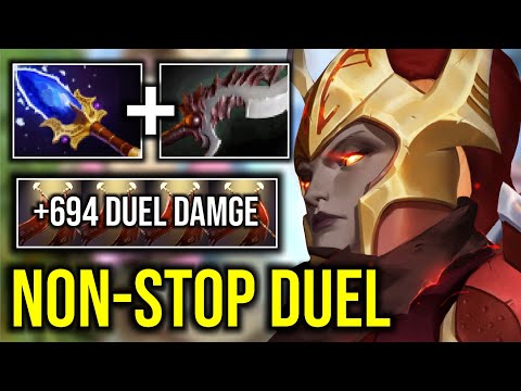 NON-STOP DUEL..!! + 694 Duel DMG Aghanim Scepter + Abyssal Blade Legion Commander 7.24 | Dota 2