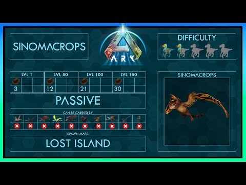 Sinomacrops Zähmen EINFACH + Fähigkeiten | Voller Guide + Falle | Ark