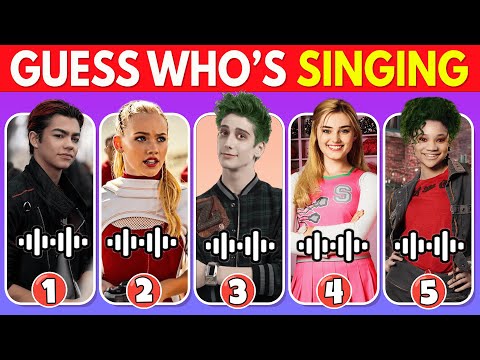 Guess Who's SINGING 🎶  Zombies 4: Dawn of the Vampires | Zed, Addison, Nova, Victor, Ray...