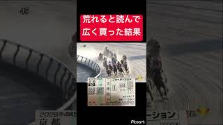 【本当に荒れた】荒れると読んで広く3連複を買った結果… #競馬