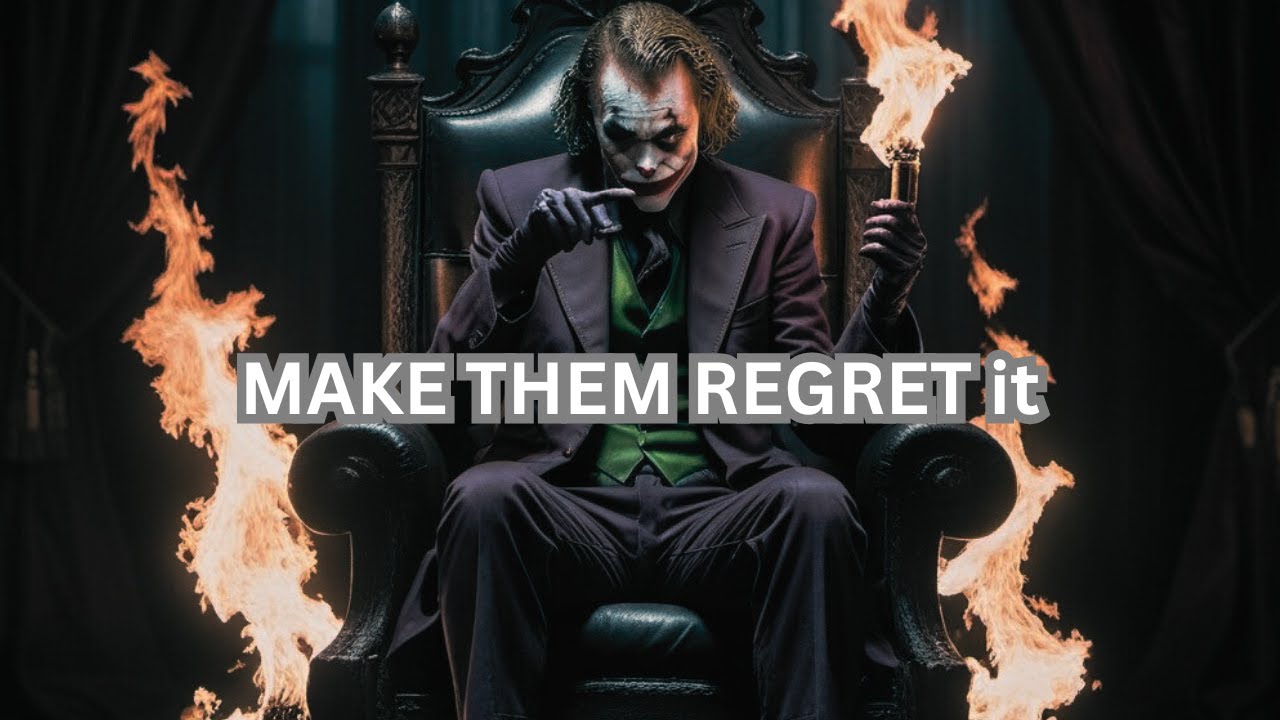 They Can’t UNDO What They’ve Done, Make Them REGRET it - JOKER SPEECH