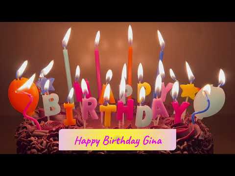 Bet you to find your name Gina Happy Birthday wishes and song Gina Feliz cumpleaños.