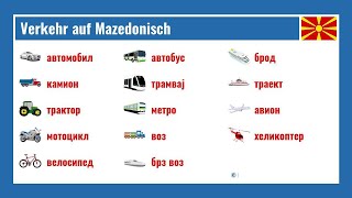 Verkehr auf Mazedonisch