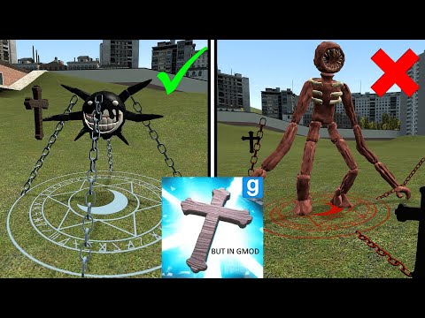 GMOD: CRUCIFIX VS ENTITIES FROM DOORS (Roblox) █ Garry's mod █