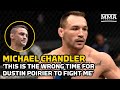 Michael Chandler Reacts to Potential Dustin Poirier Fight, Addresses Conor McGregor | MMA Fighting