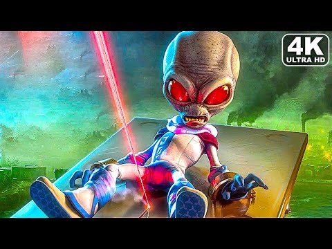 DESTROY ALL HUMANS REMAKE All Cutscenes Movie 4K 60FPS ULTRA HD