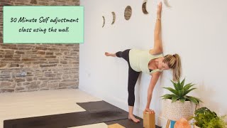 30 minute Self adjustment class using the wall