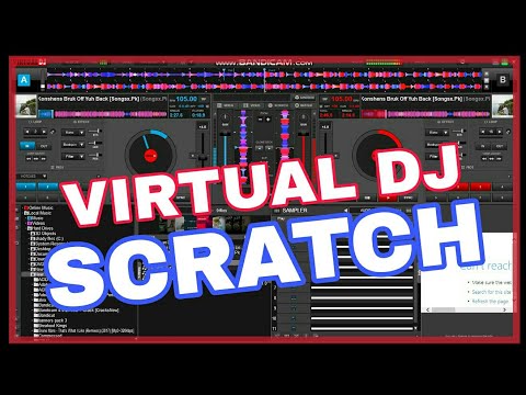 How to SCRATCH on Virtual Dj using Keyboard shortcuts