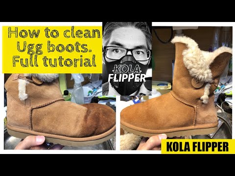How to Clean Ugg Boots. Full Tutorial (with a bit of ASMR shoe cleaning thrown in).