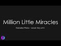 Million Little Miracles Elevation Worship Maverick City Piano Karaoke Lower Key Of C
