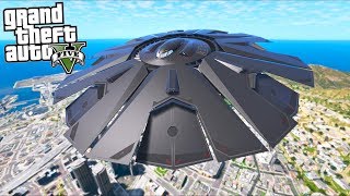 Play as an Alien UFO Escape Mod!! (GTA 5 Mods - Evade Gameplay)