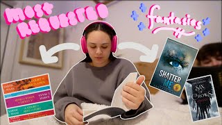 reading my most requested fantasies🌷⚔️✨| cozy reading vlog (non-spoiler)