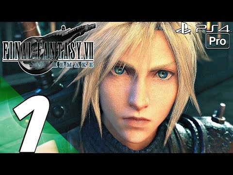 FINAL FANTASY VII REMAKE - Gameplay Walkthrough Part 1 - Prologue (Full Game) 100% PS4 PRO