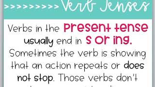 Present Tense Verbs