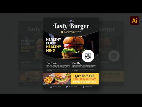 Business Flyer Design in Adobe Illustrator