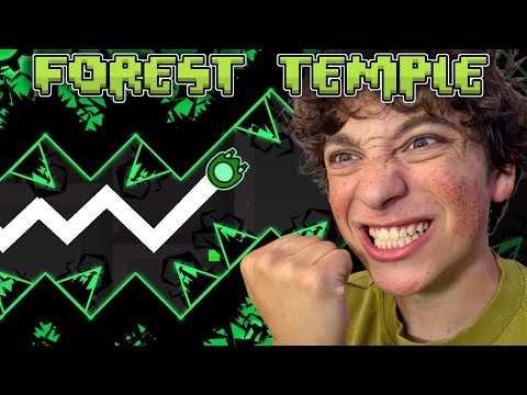 I Finally Beat FOREST TEMPLE! [Geometry Dash 2.2]