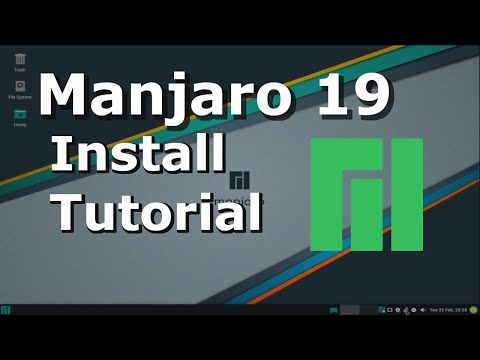 Manjaro 19 Linux Install Tutorial - Linux Beginners Guide Video