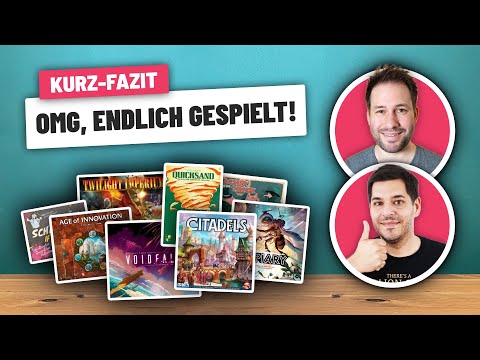 Viele Brettspiel Highlights im Kurz-Fazit!
