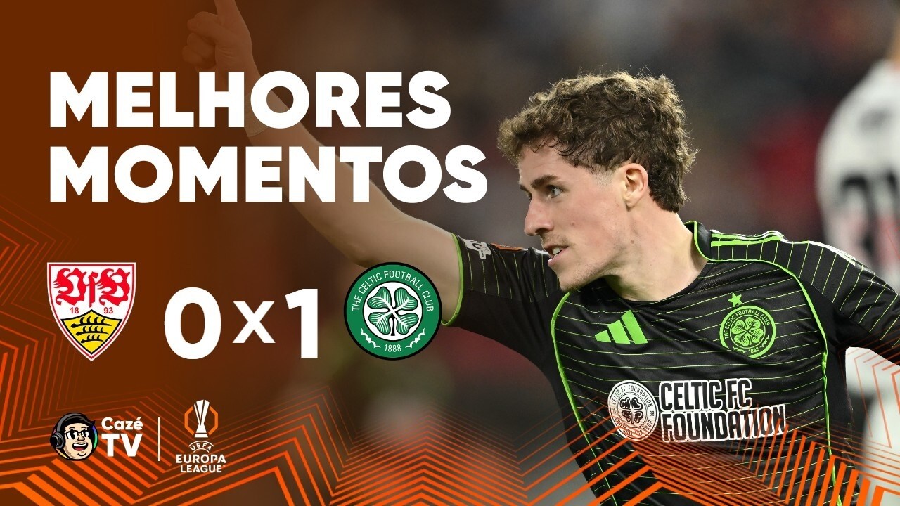 MELHORES MOMENTOS: STUTTGART 0 X 1 CELTIC | EUROPA LEAGUE 2025/2026 | PLAYOFFS DAS OITAVAS DE FINAL