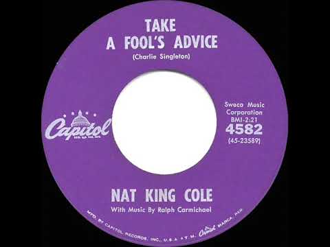 1961 Nat King Cole - Take A Fool’s Advice