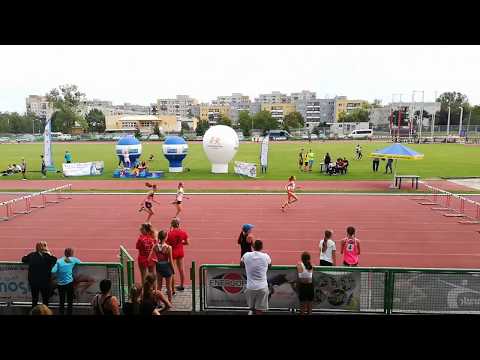 Oliwia 200m ppł, 4 tor, 1 miejsce, Mistrzostwa Województwa Opolskiego w LA U14 Opole 1 września 2018