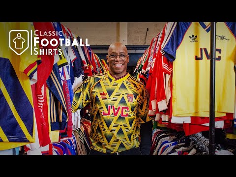 My Classic Football Shirts Warehouse Tour | Ian Wright