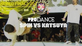 SPIN vs KATSUYA | UK B-Boy Championships 2014 - Undisputed Solo BBoy Quarter Final