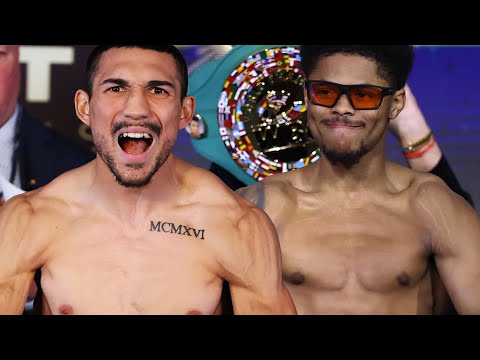 Teofimo Lopez & Shakur Stevenson MAKE WEIGHT At Official Morning Weigh-in | 139.6 lbs vs 138.6 lbs