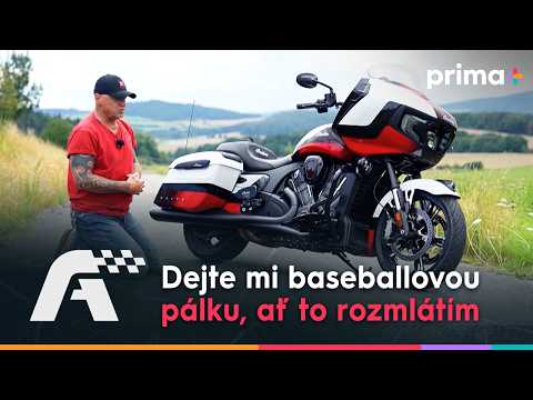 Půltunový Indian Challenger s motorem velkým jak v autě | Autosalon.tv