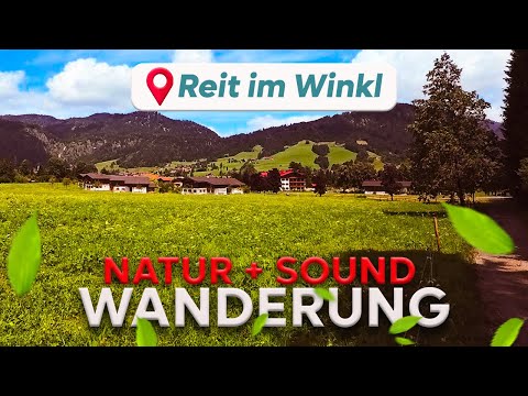 Entspannte Wanderung bei Reit im Winkl an der Lofer entlang